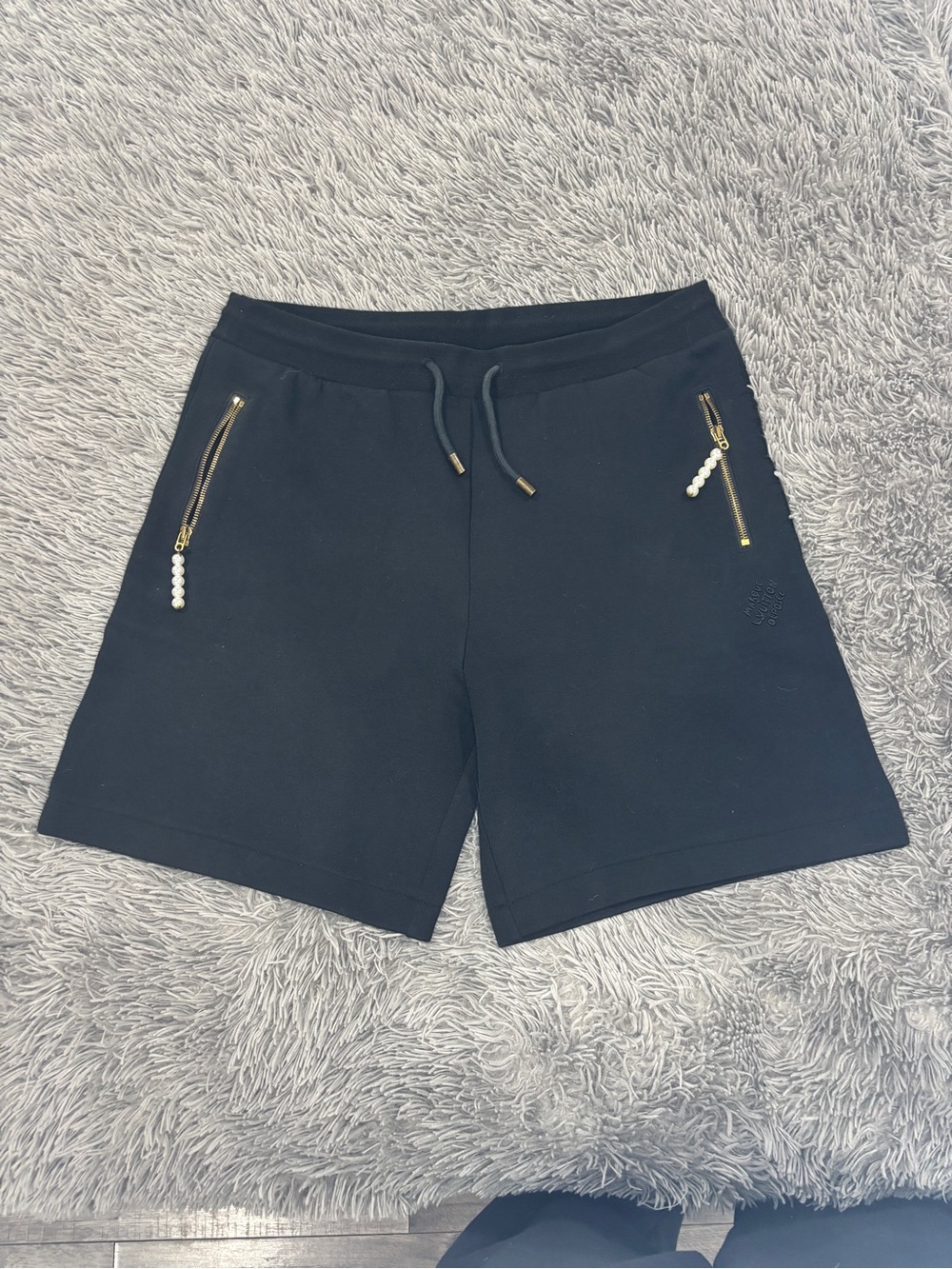 LV Pearl Zipper Shorts